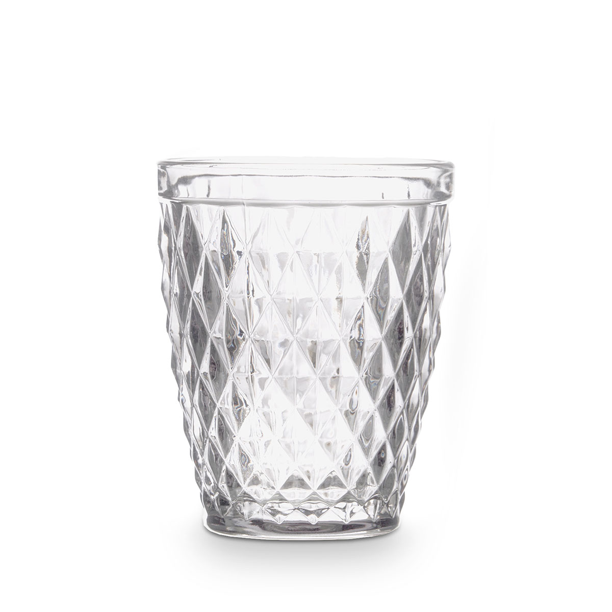 Vaso De Agua Diamante Transparente 25cl