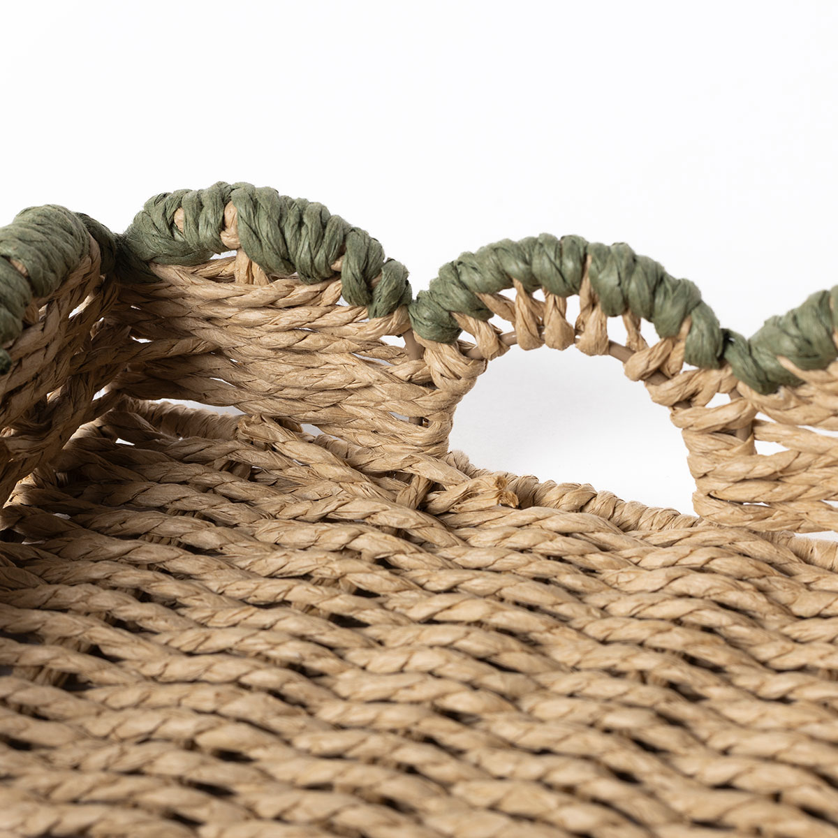 Servilletero TRAMARE marr&oacute;n de yute