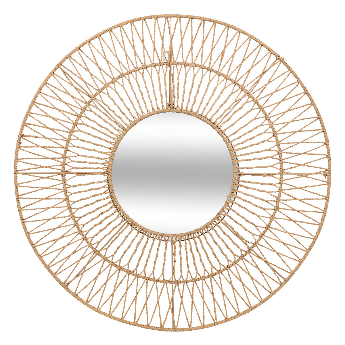 Espejo De Pared Millie De Cuerda Beige 75cm