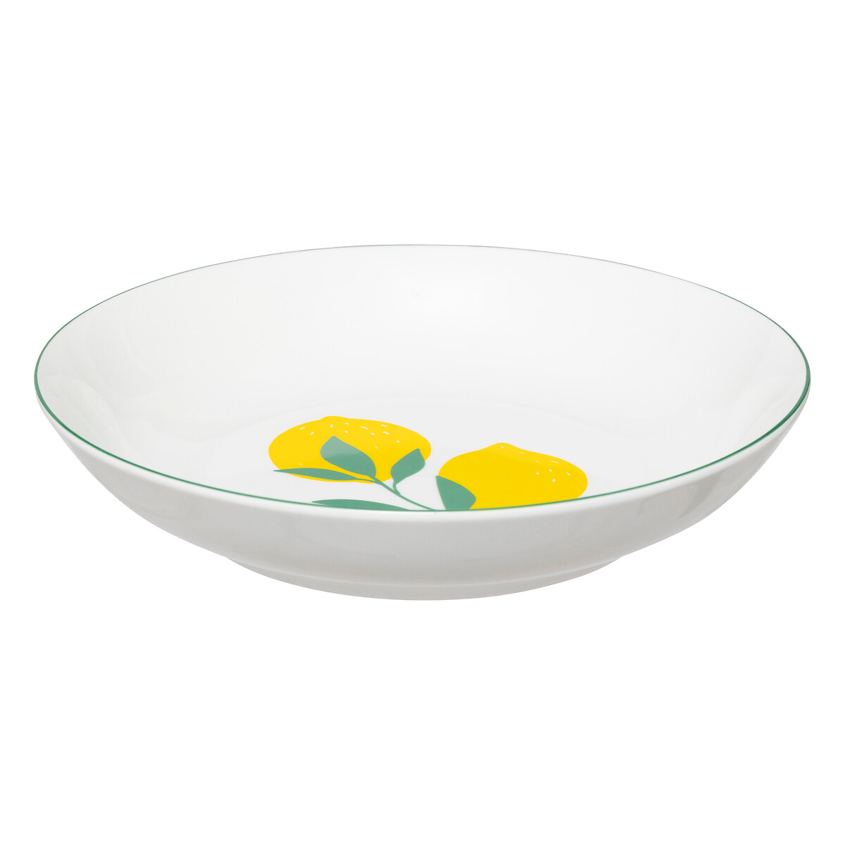 Plato hondo CITRONS 20cm de porcelana
