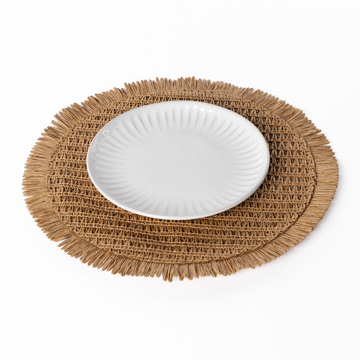 Mantel individual ORBE marr&oacute;n 38cm