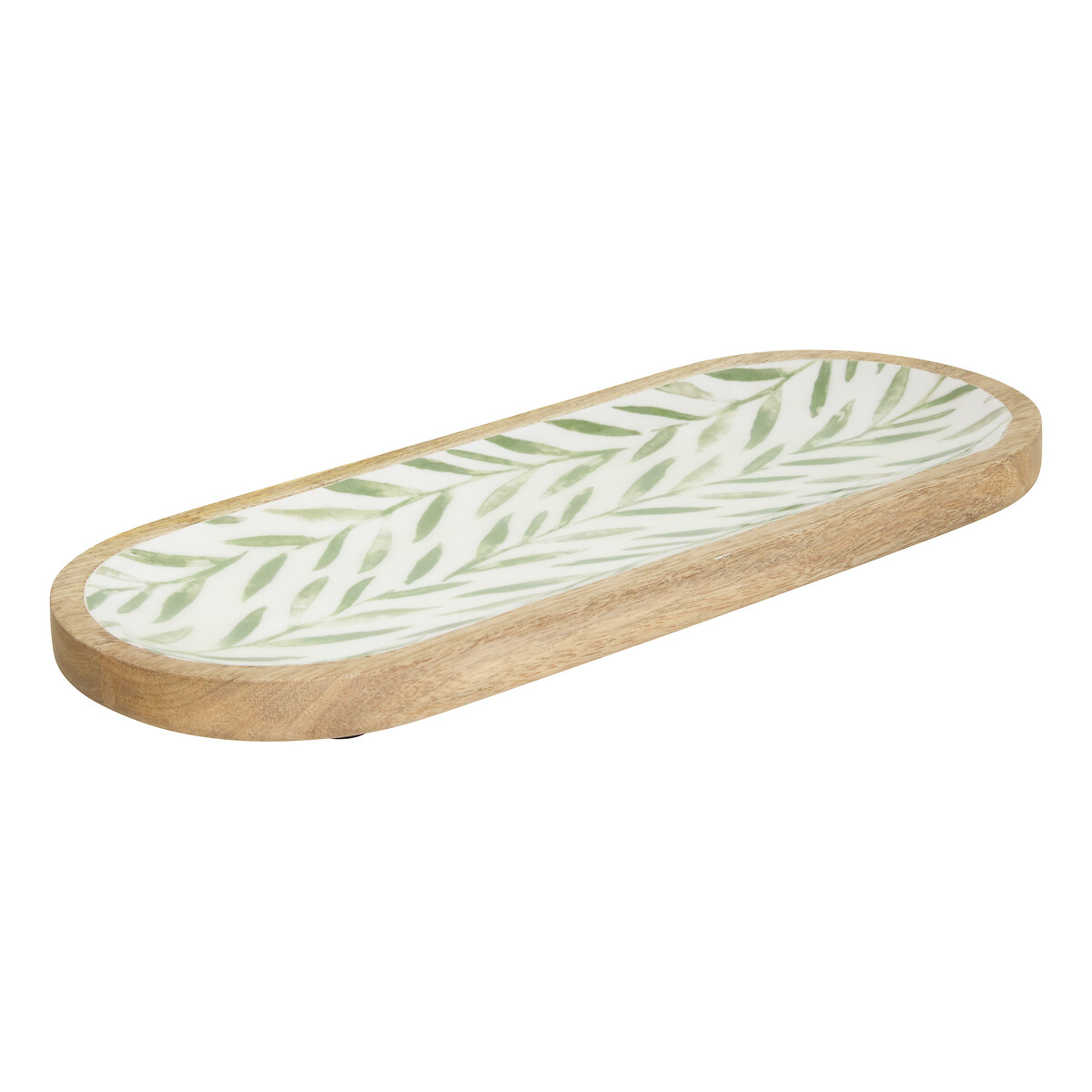 Fuente INAYA verde de madera de mango 40cm