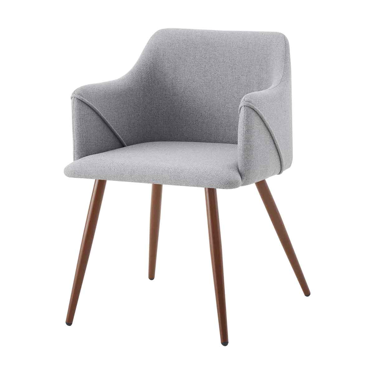 Sill&oacute;n ALDRIDGE de tejido gris