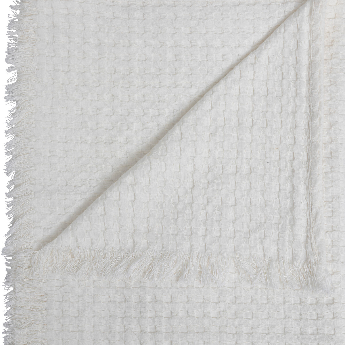 Manta The Floral Waffle Blanca 130x180cm