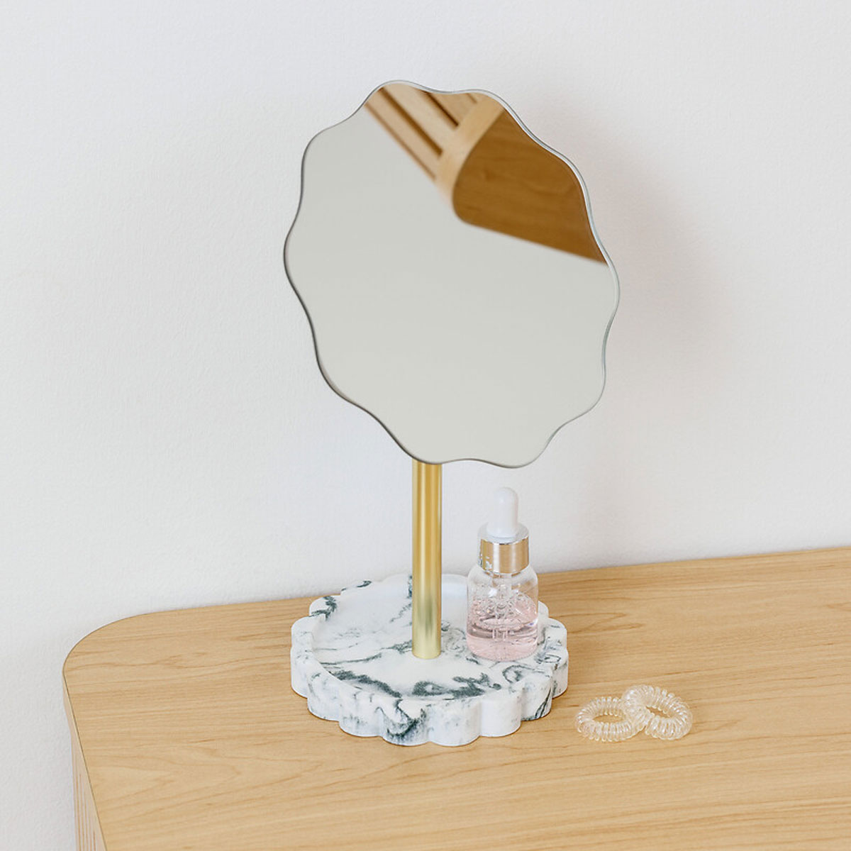 Espejo wc blanco 27cm