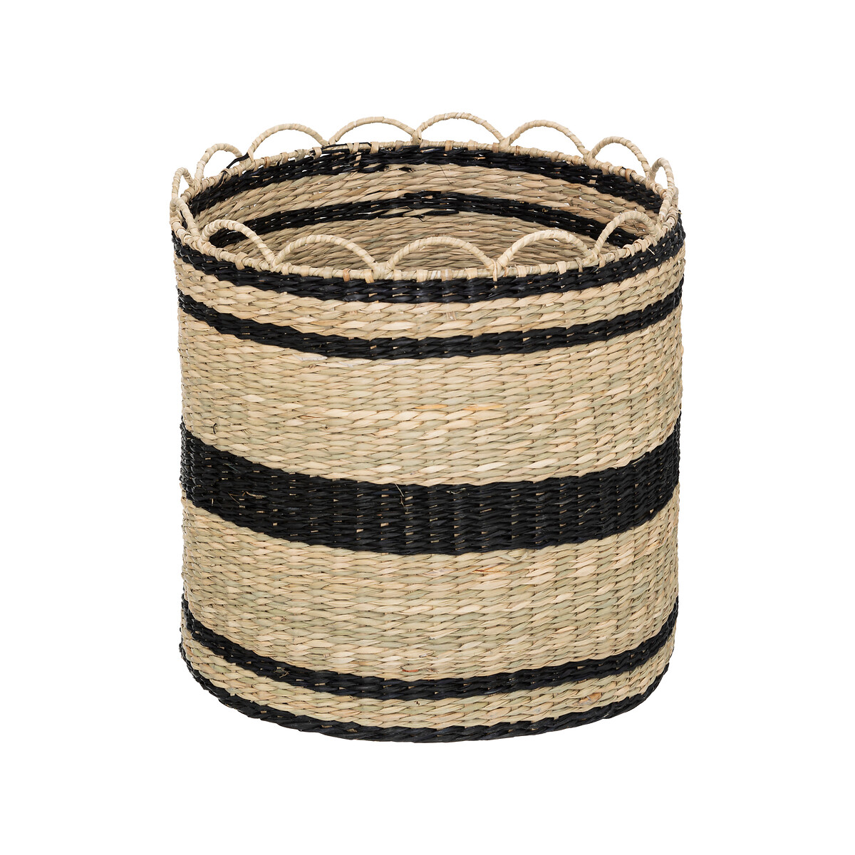 Cesta De Rafia Tam. 1/2 29.5x29.5x29.5Cm