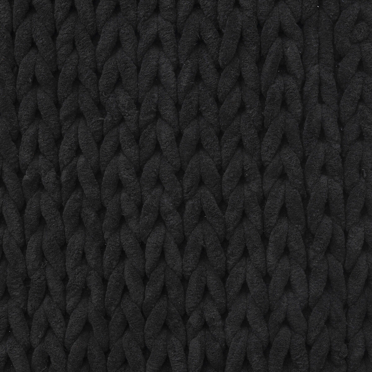 Alfombra De Baño Gruesa Negra 50x120Cm