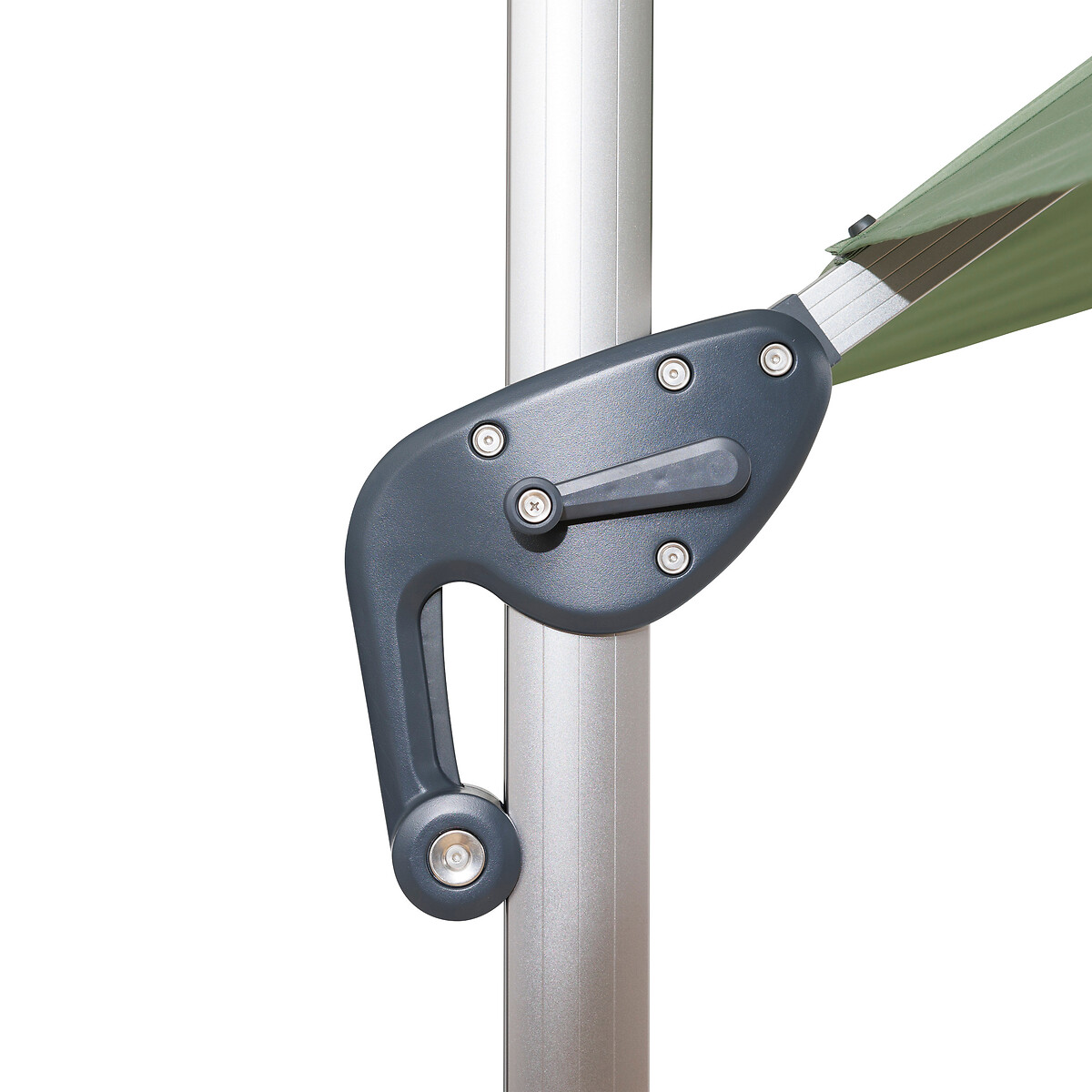 Parasol EQUADOR verde oliva adonizado 3x4m