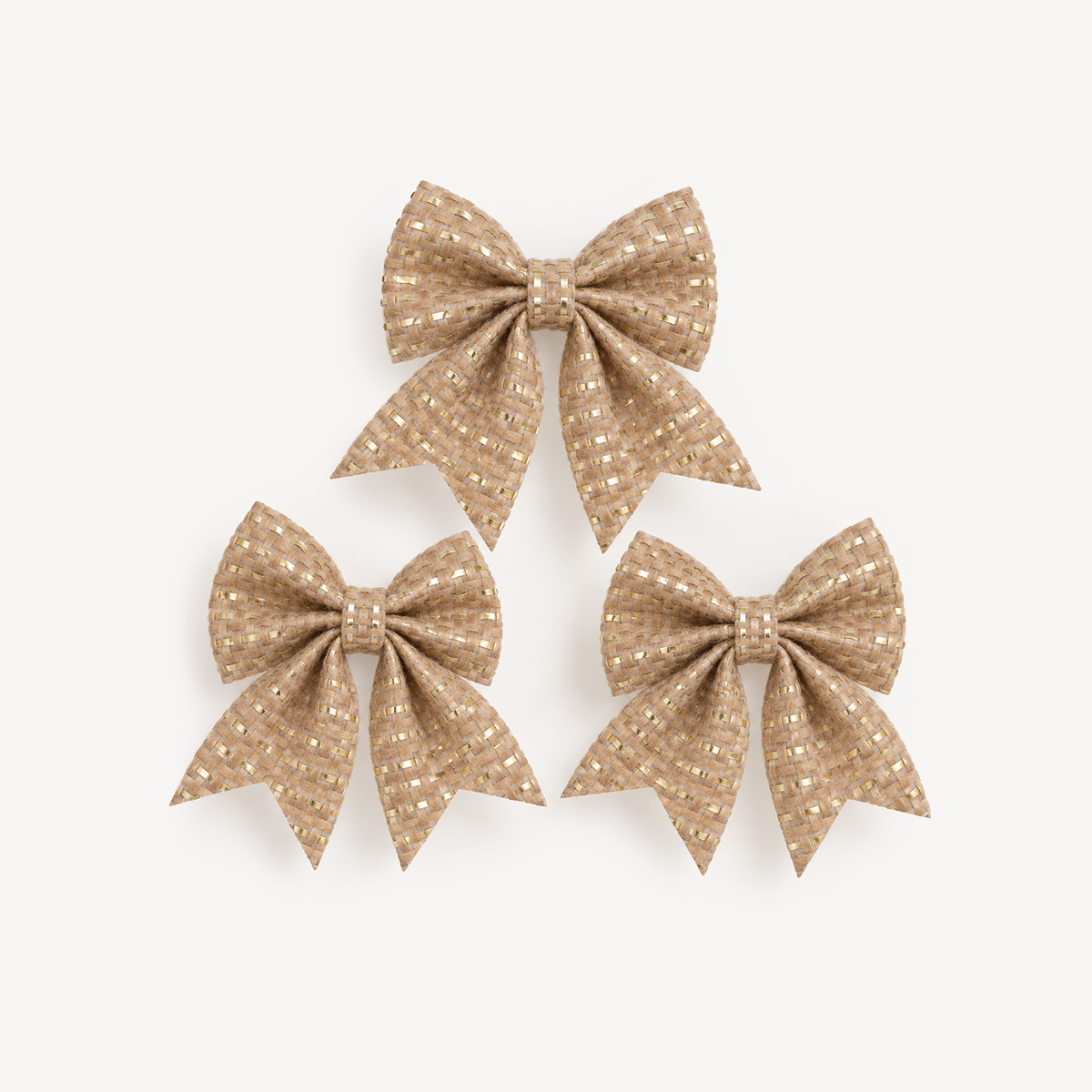 Set de 3 Lazos con Brillantes 13cm 