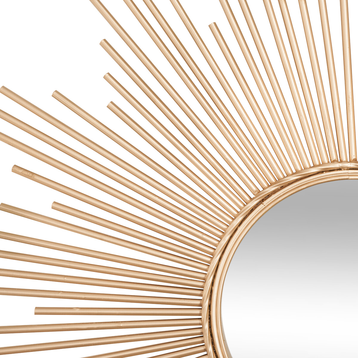 Espejo Decorativo Metal Sol 99Cm 