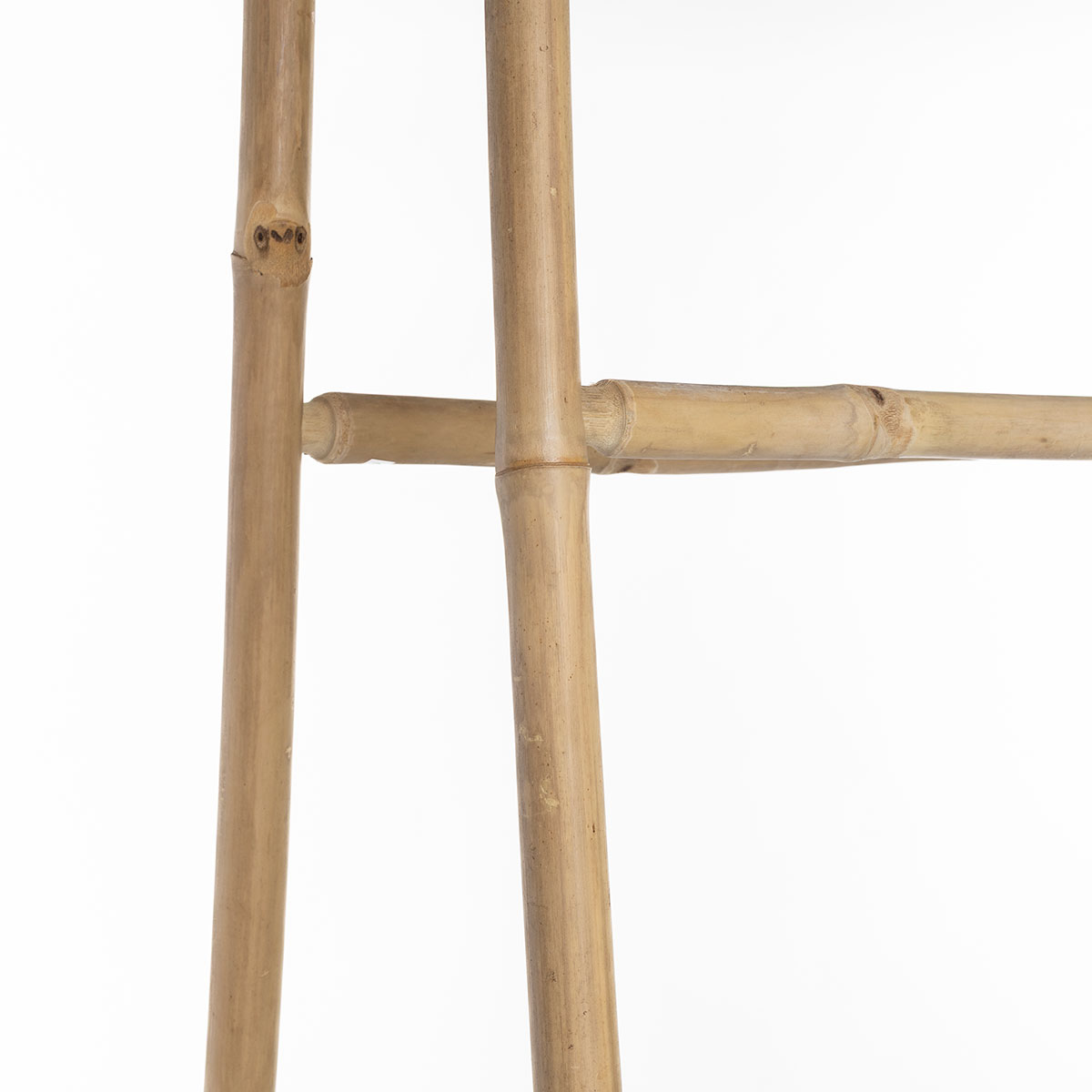 Toallero wc con 5 barras de bamb&uacute;