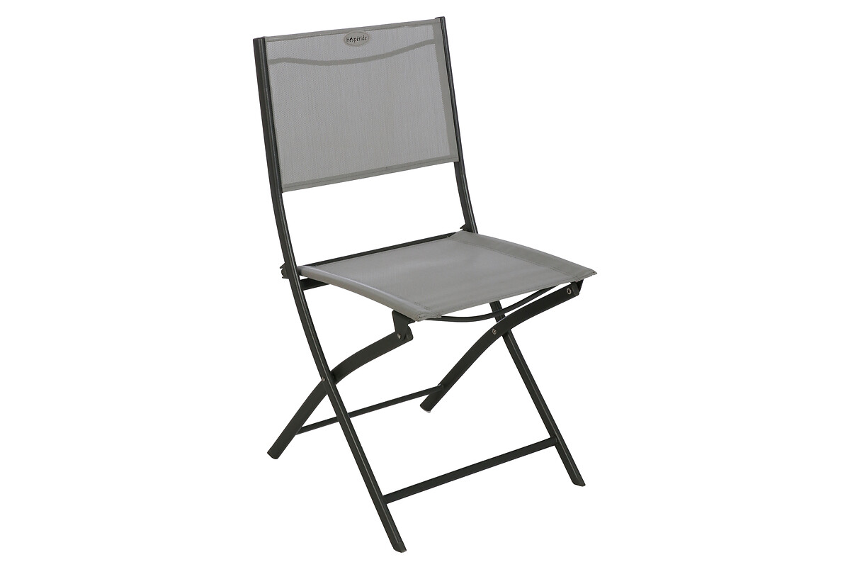Silla plegable MODULA galet y graphite