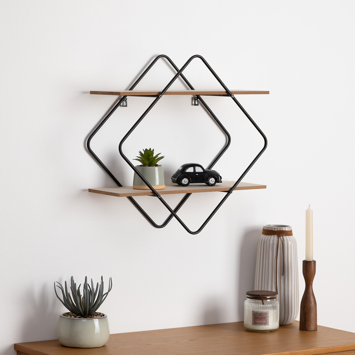 Estante NENA beige y negro