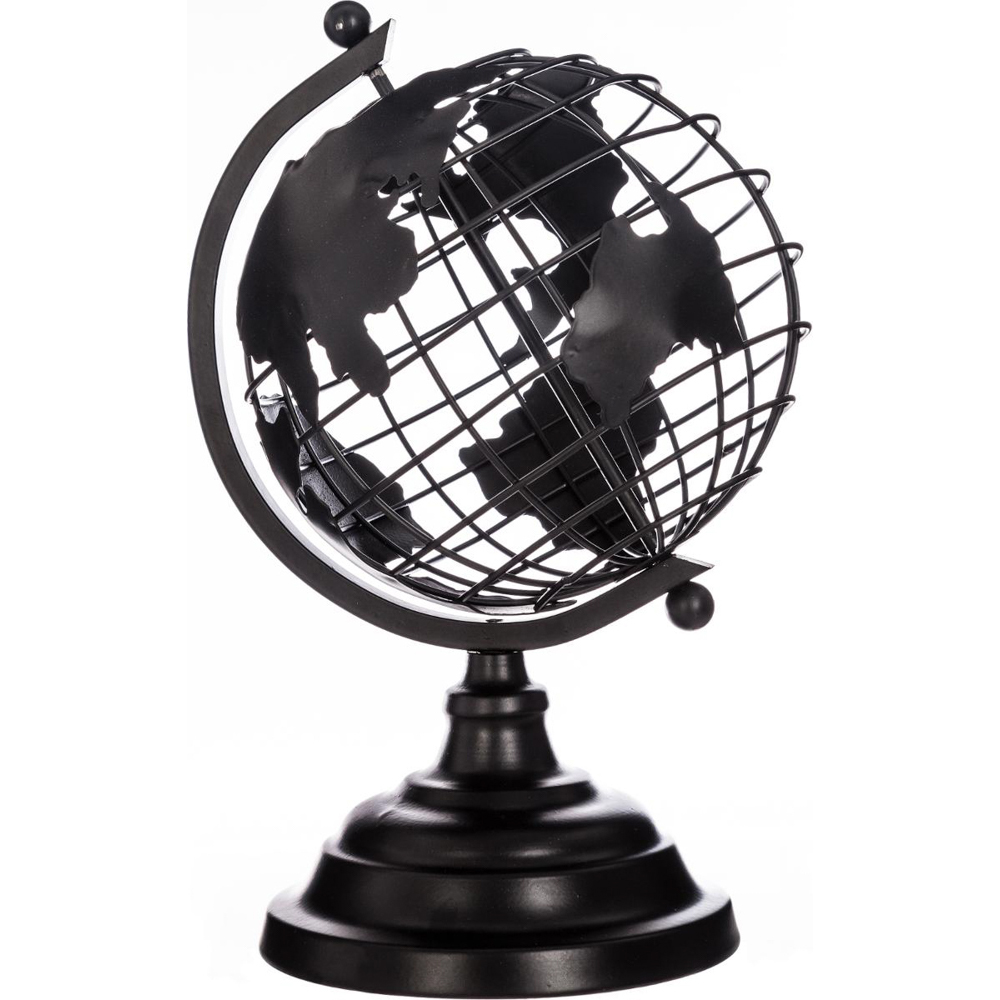 Globo Terr&aacute;queo De Metal 18.5x17x27Cm