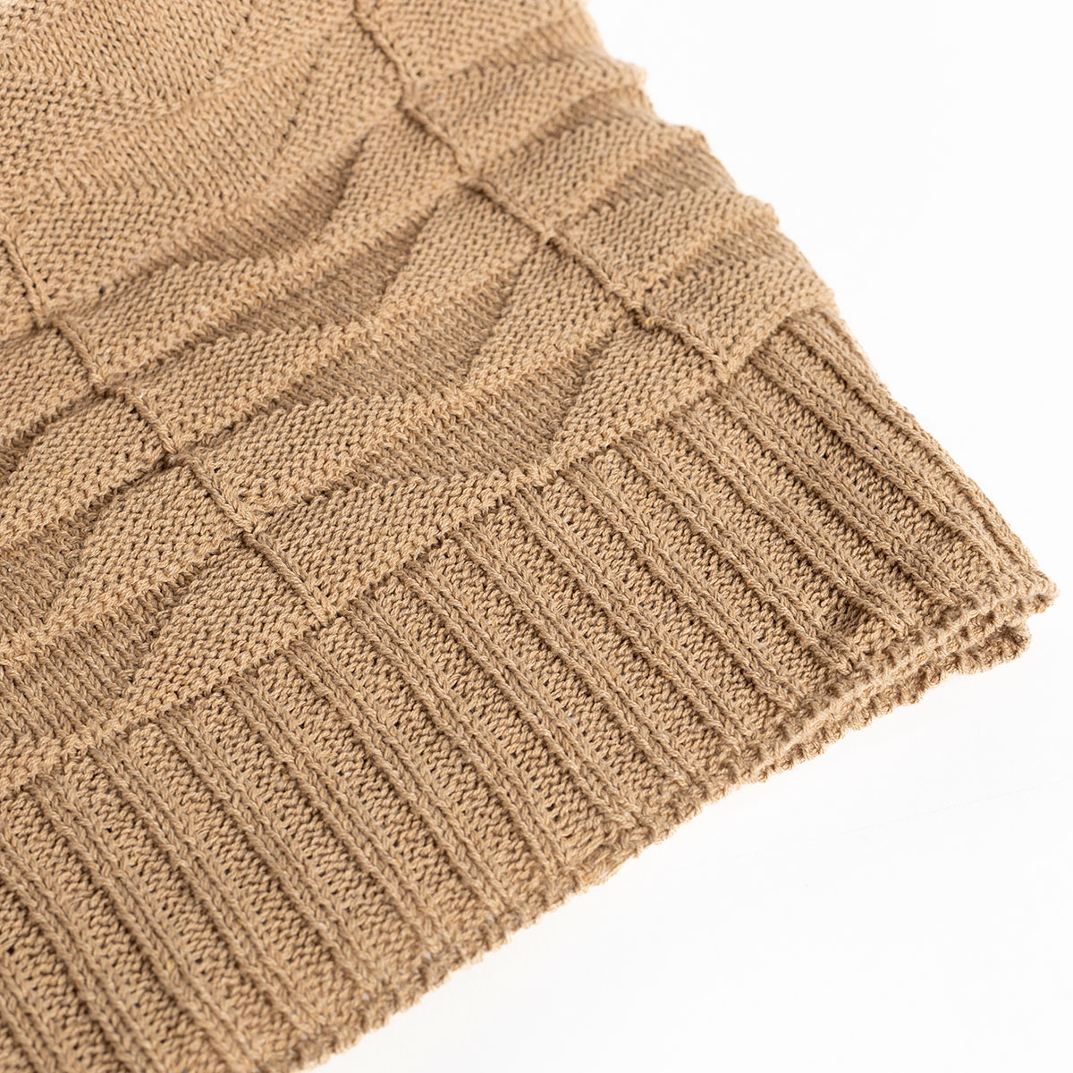 Manta CHEVRON beige 130x160cm