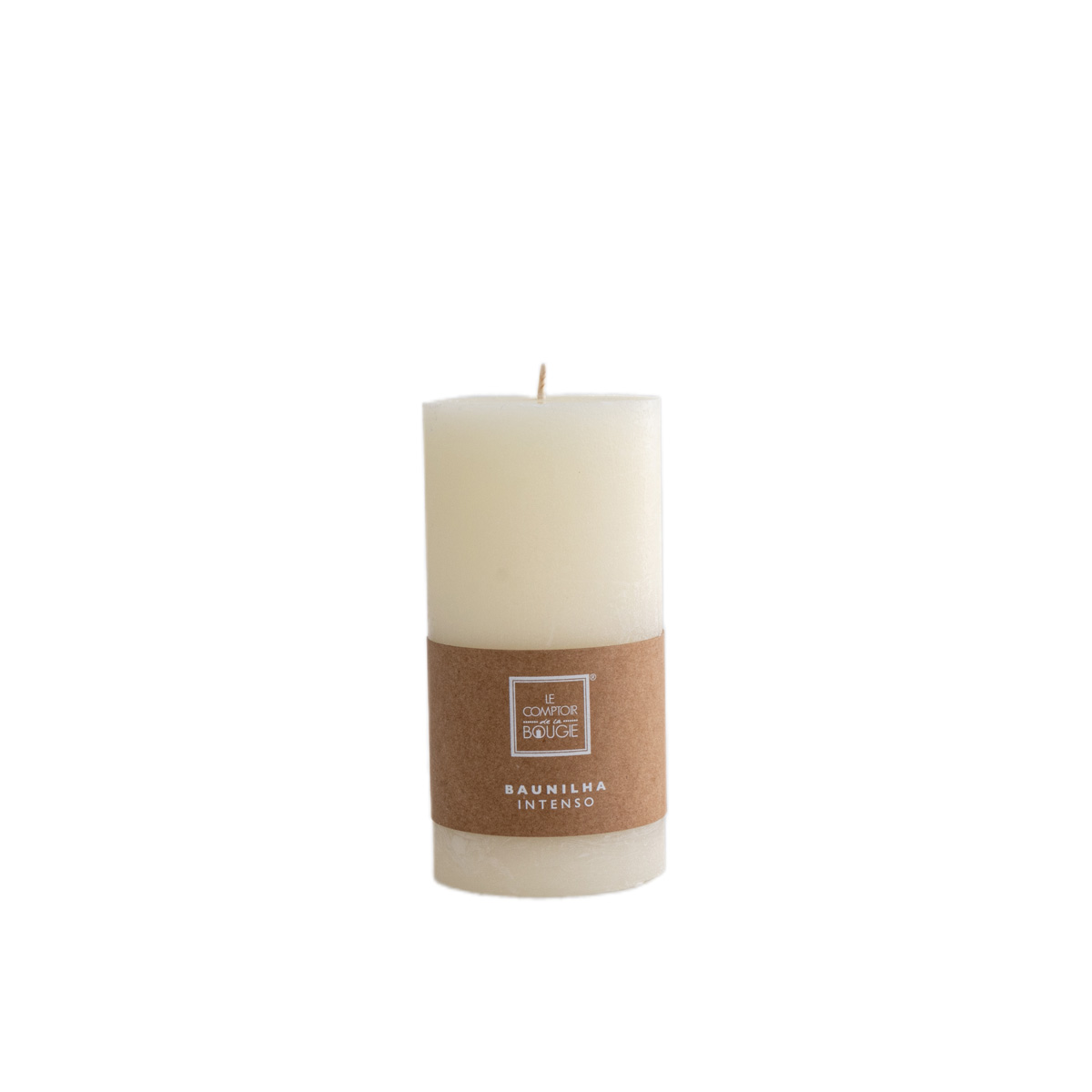 Vela Perfumada Pilar De Baunilha 14cm