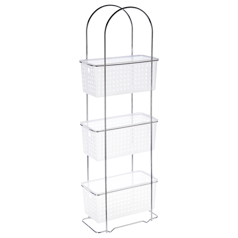 Estante Em Metal Com 3 Gavetas