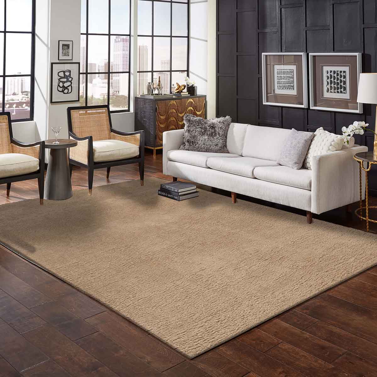 Alfombra Toul Camel 200x285Cm