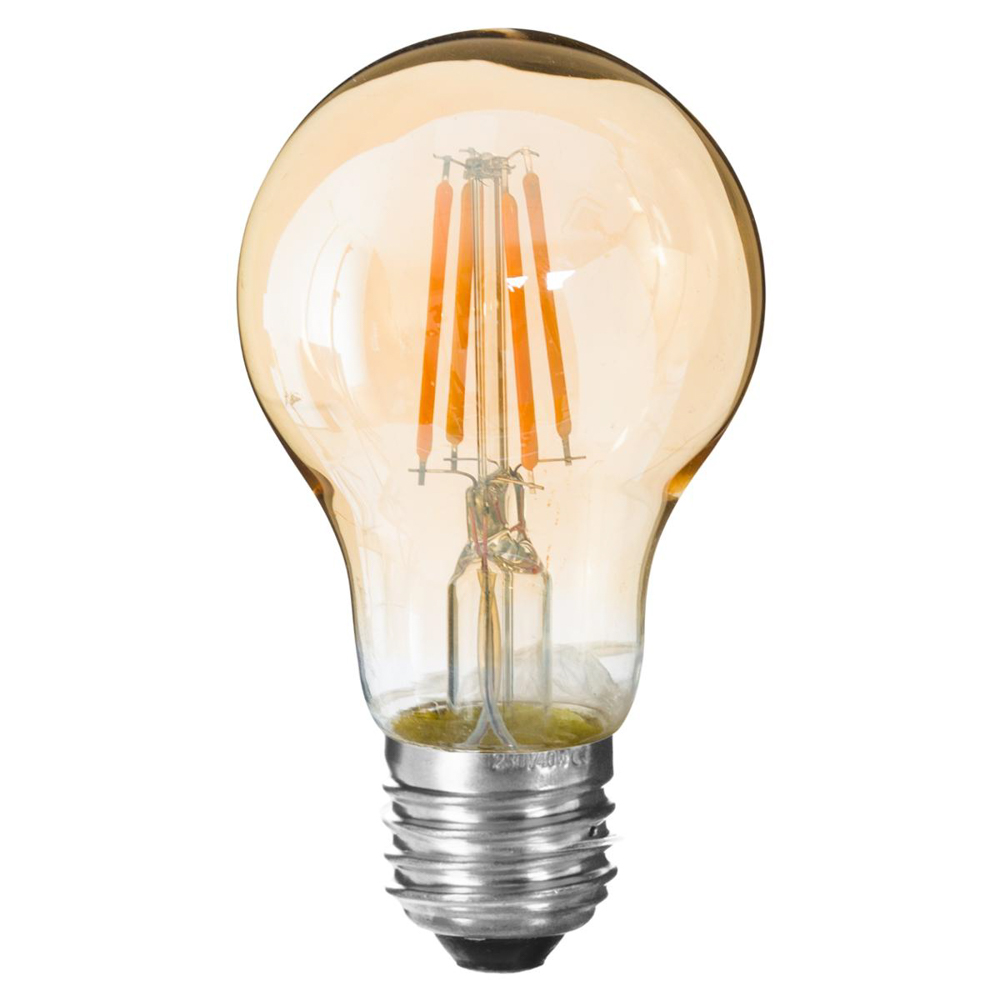 Bombilla Vintage Led Ámbar A60 2W E27