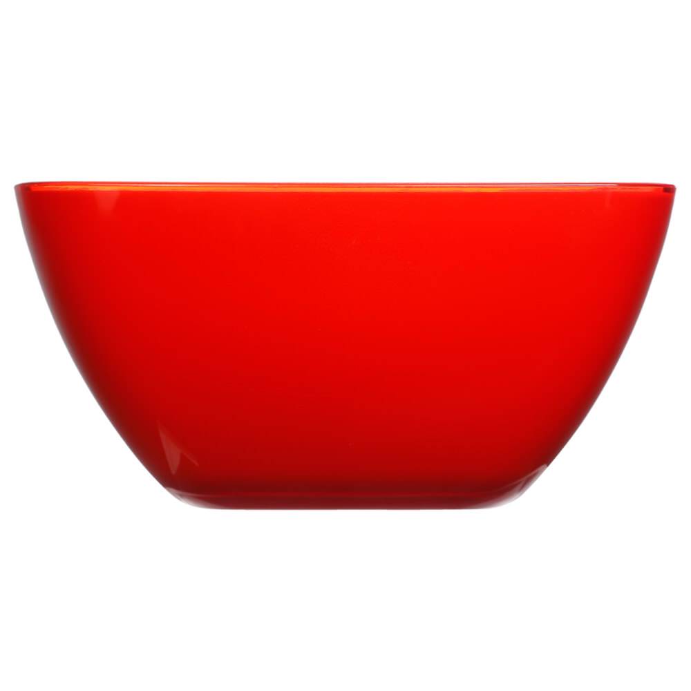 Ensaladera Cuadrada Roja 25Cm