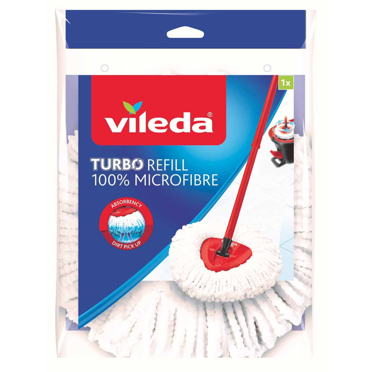 Recambio Microfibras P/Cubo C/Pedal VILEDA