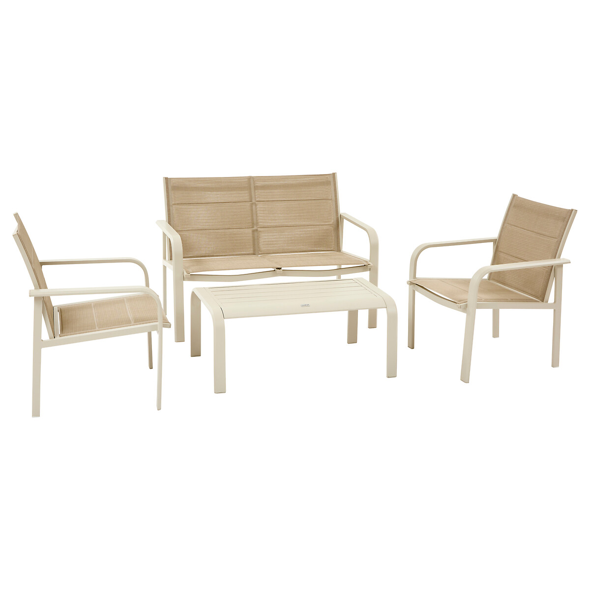 Juego de jard&iacute;n PIAZZA argile para 4 personas