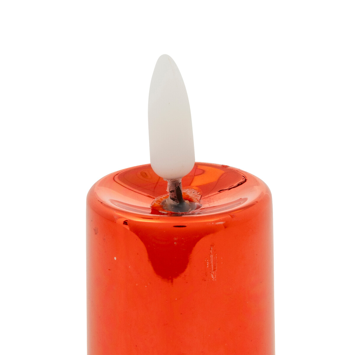Set de 4 velas led rojas 