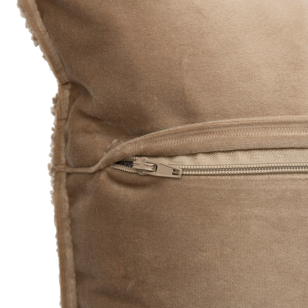 Cojín Bouclette Gris Pardo 45x45cm