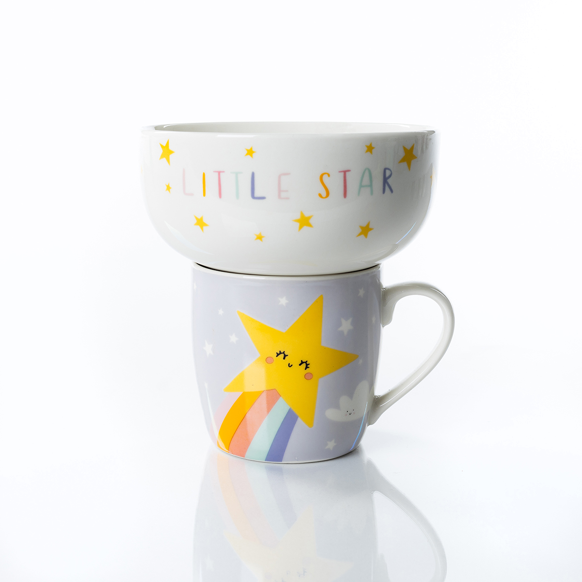 Set Taza Y Bowl Estrella