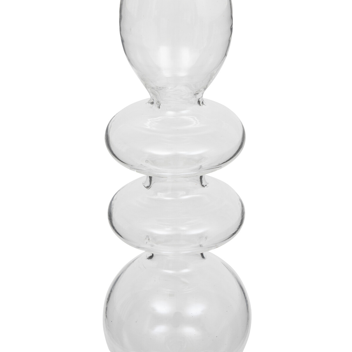 Casti&ccedil;al Bulles Transparente Em Vidro 22cm