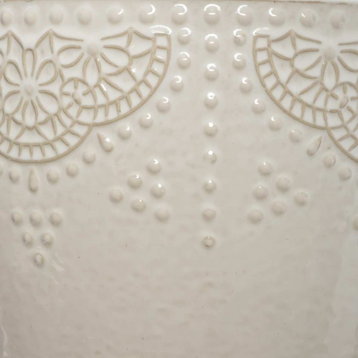 Maceta Cer&aacute;mica Decorada Tam.1/3 20x18Cm
