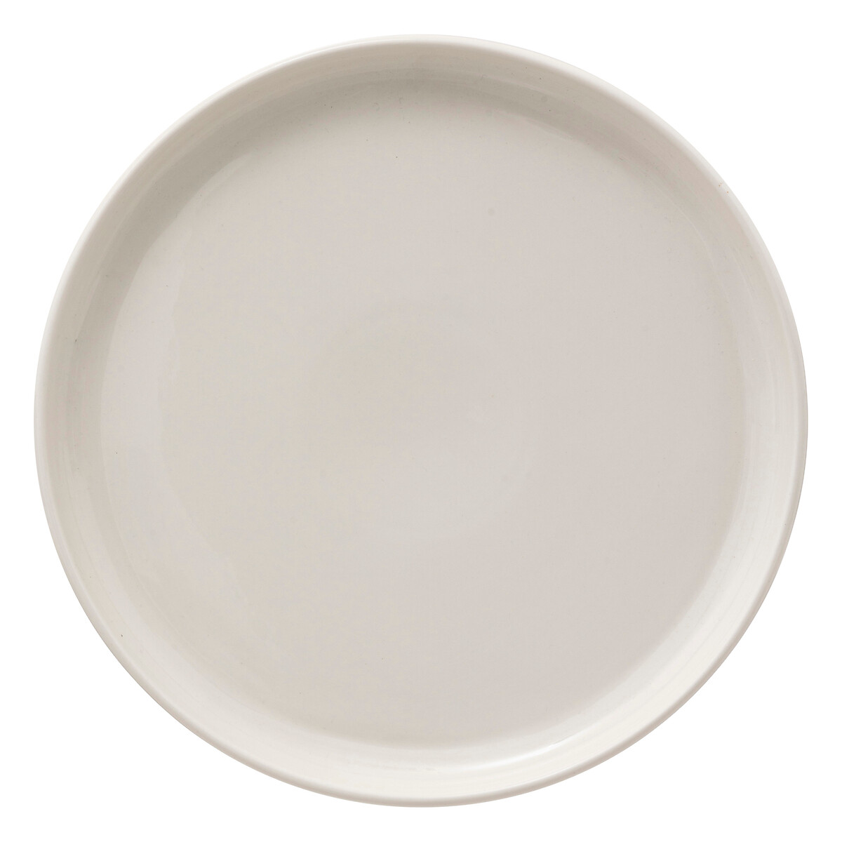 Plato Llano Nora Blanco De Porcelana 27cm