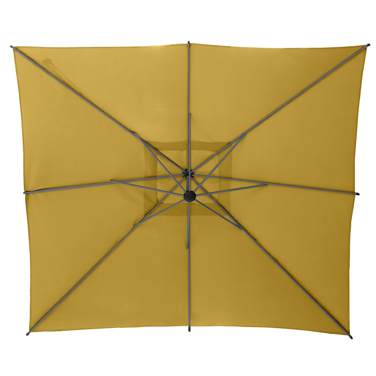 Parasol MANOA excéntrico mostaza 2,5x2,5m