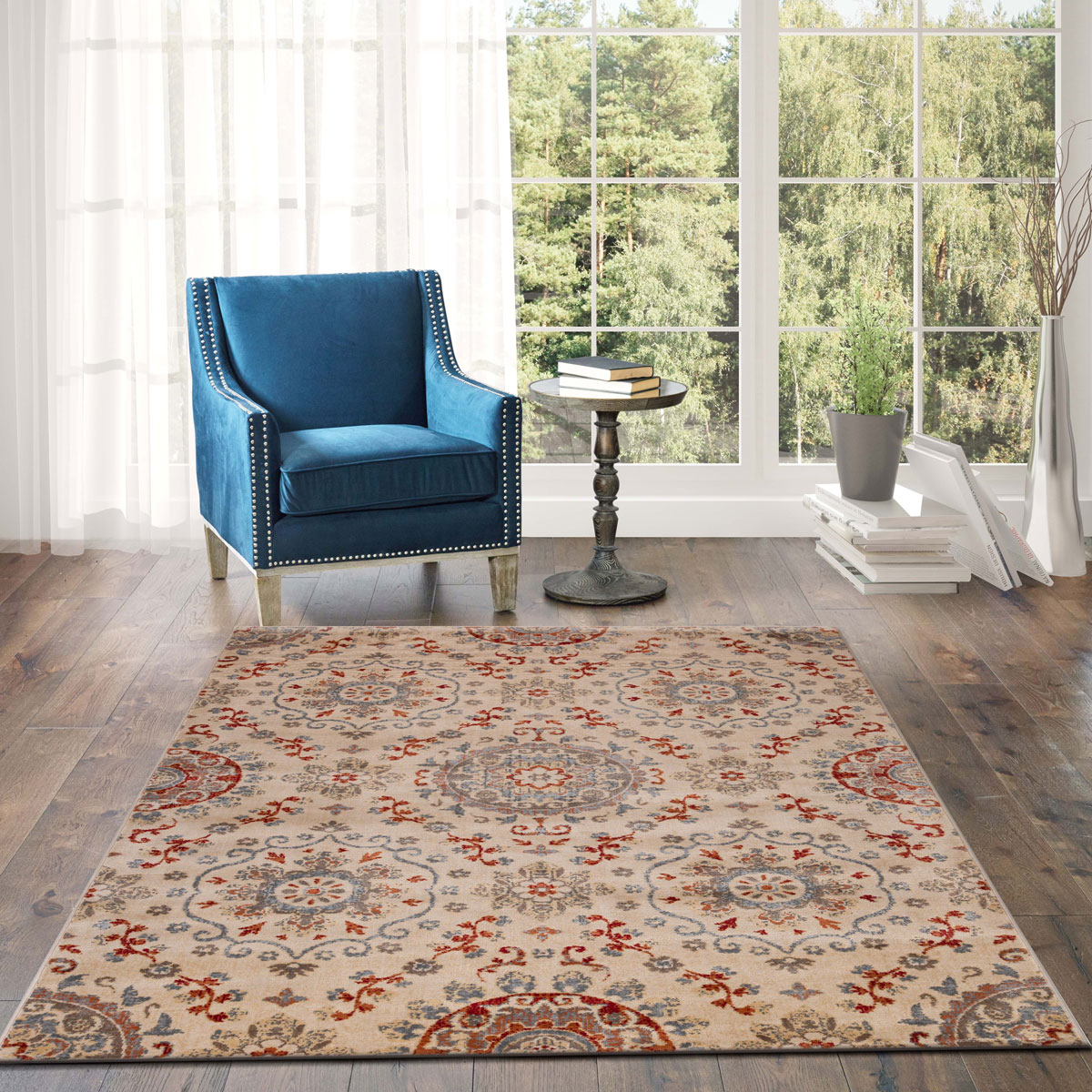 Alfombra Lene Beige 133x190Cm