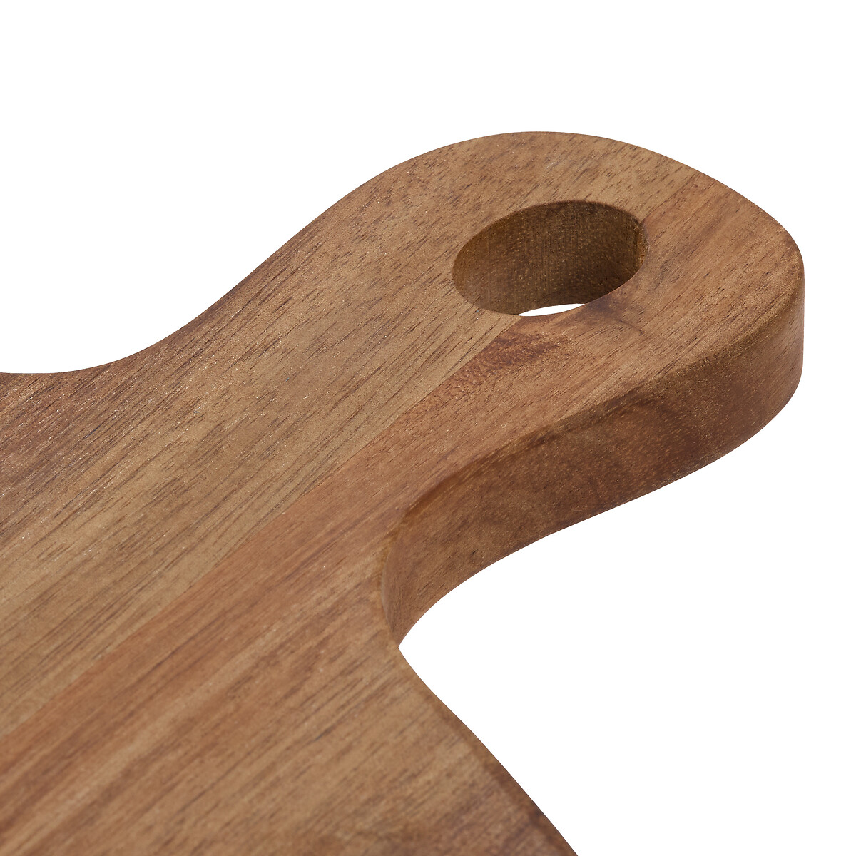 Tabla de cortar beige de madera de acacia