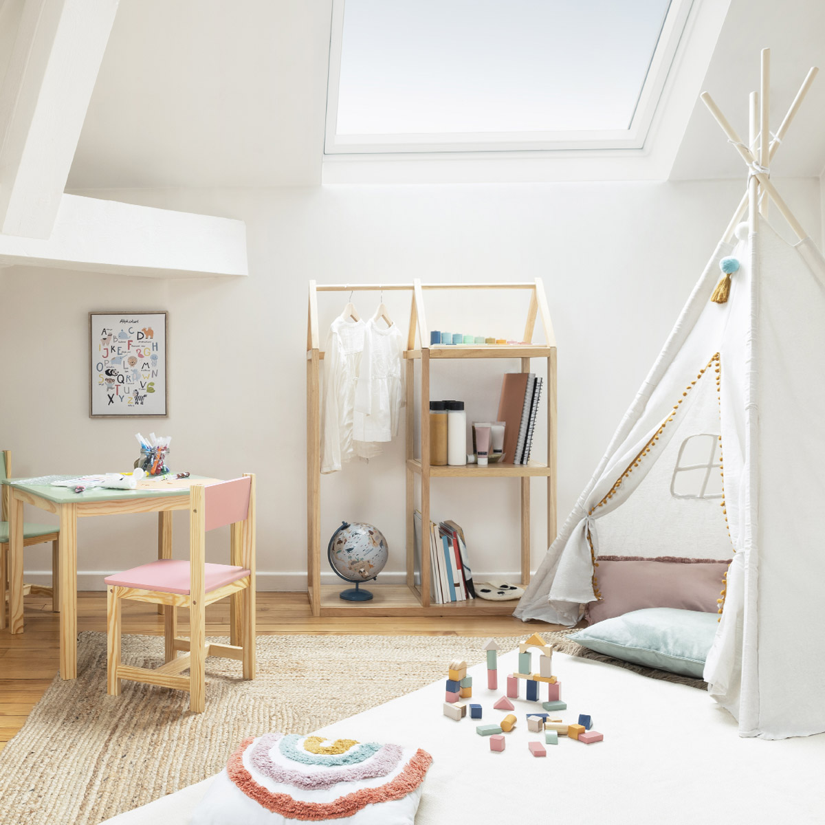 Juego De Bloques De Construcción Montessori