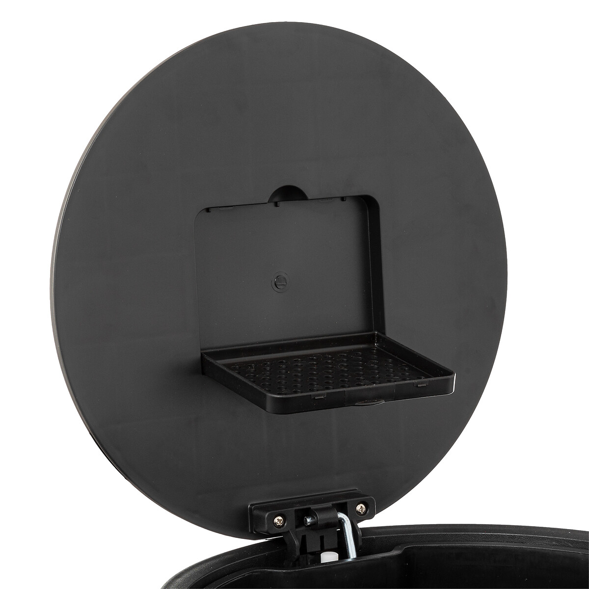 Balde Do Lixo Delta Cinza Em Metal 30L