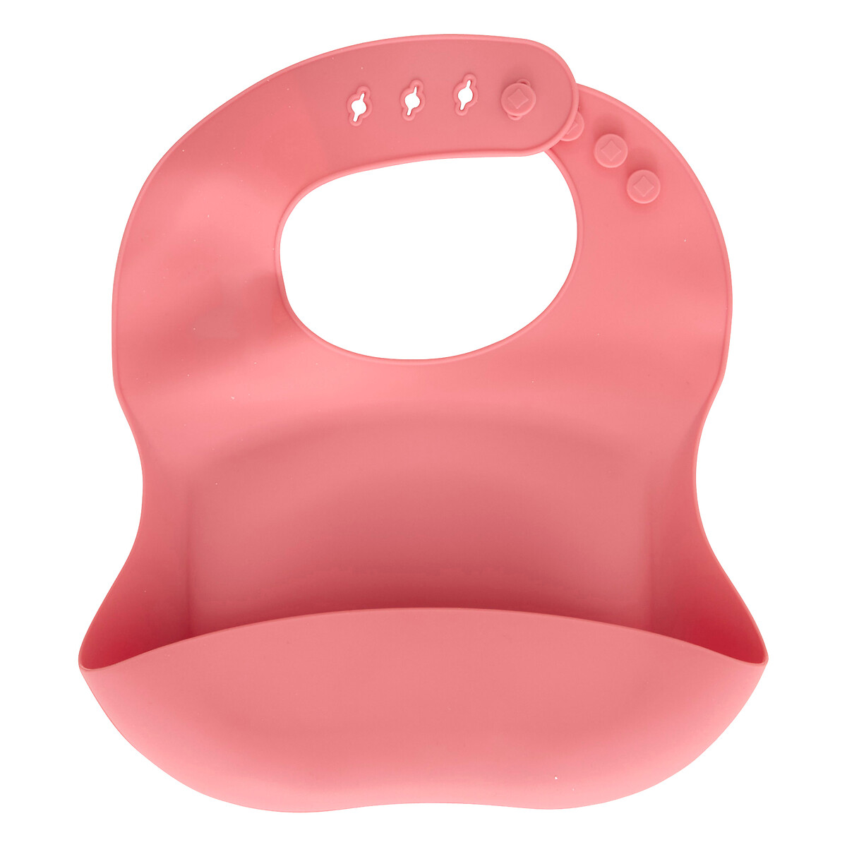 Set de babero y cuchara YUM rosa