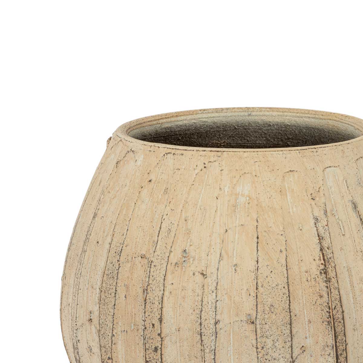 Maceta De Cer&aacute;mica &Aacute;lamo Gris 18cm