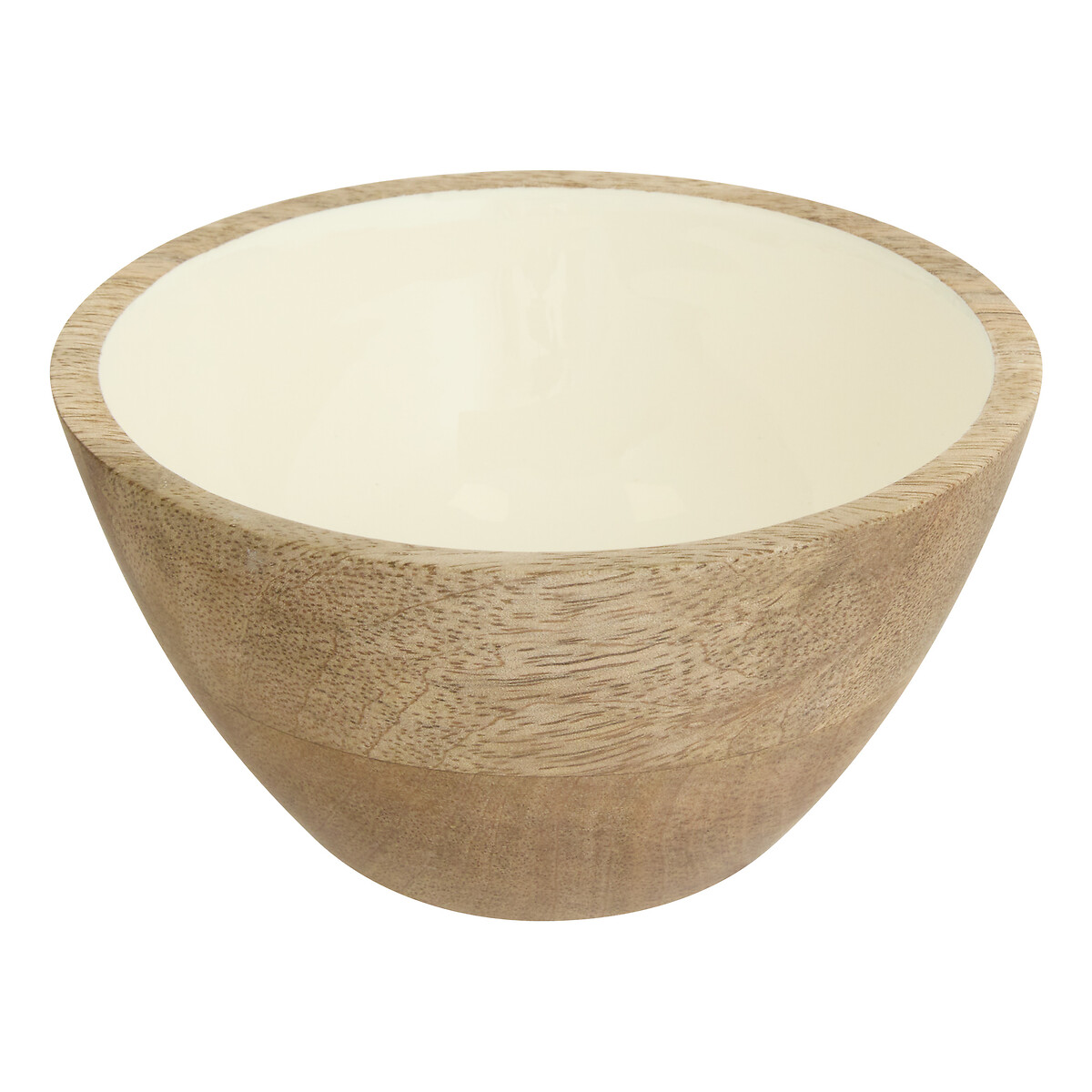 Bowl INAYA blanco de madera de mango 13cm