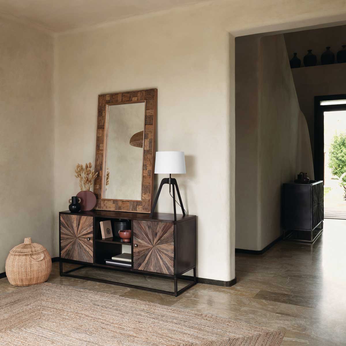 Alfombra De Yute Natural 160x230Cm