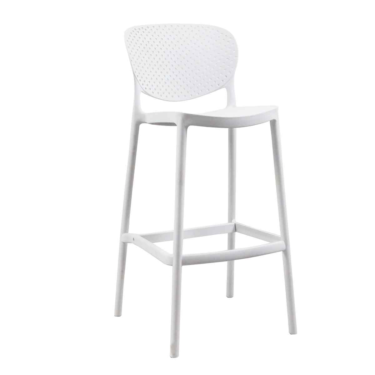 Taburete De Bar Alicia Blanco