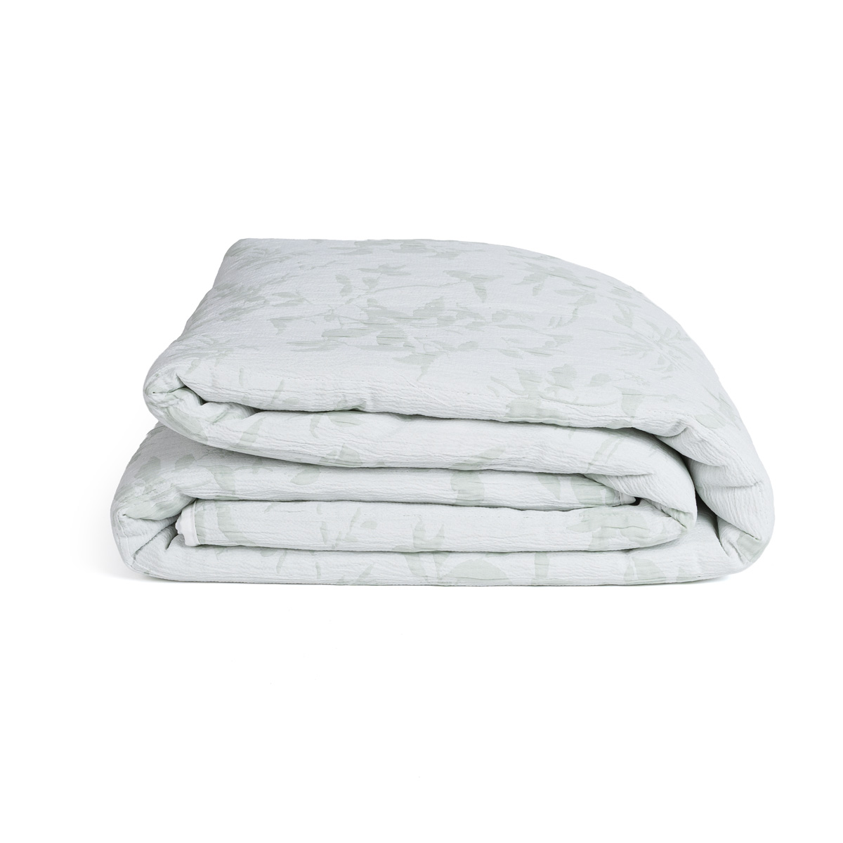 Colcha hojas AUREN verde 250x270cm