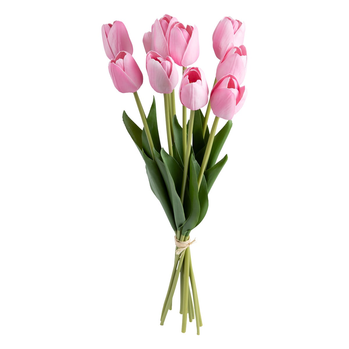 Ramo de 10 Tulipanes Rosas 48cm
