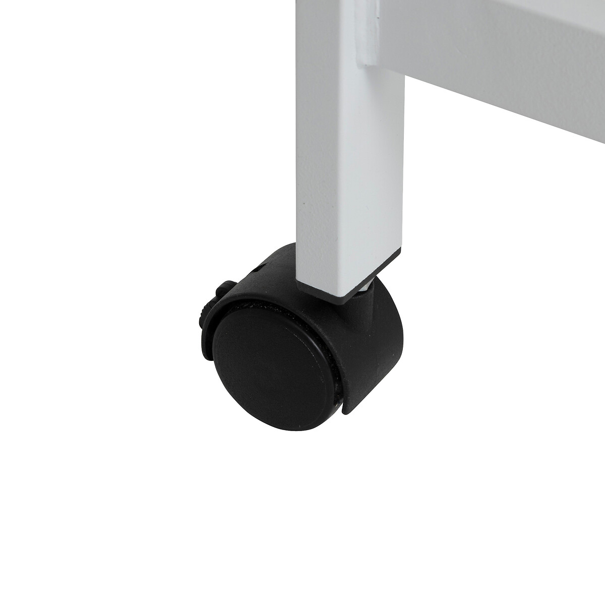 Perchero de metal blanco