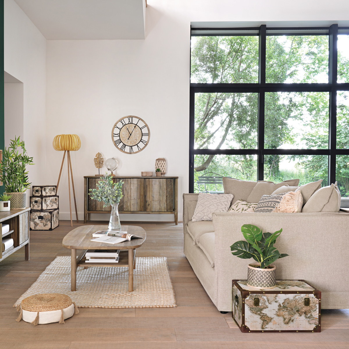 Baúl Decorativo Mundo Anzo 21x41cm