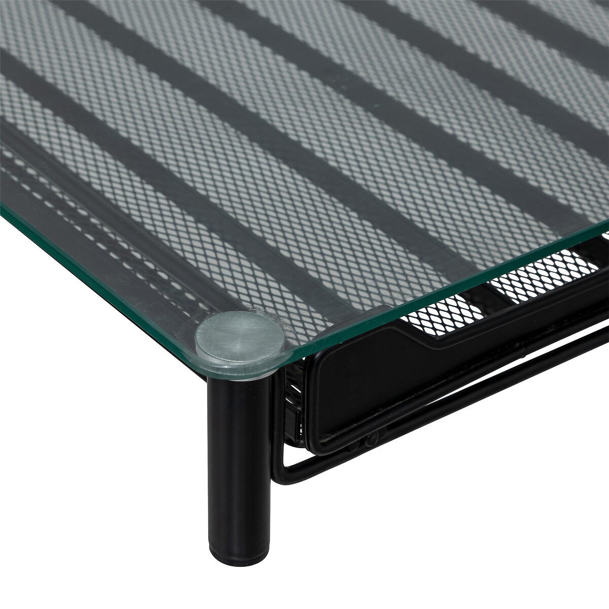 Soporte met&aacute;lico negro para 60 c&aacute;psulas de caf&eacute;