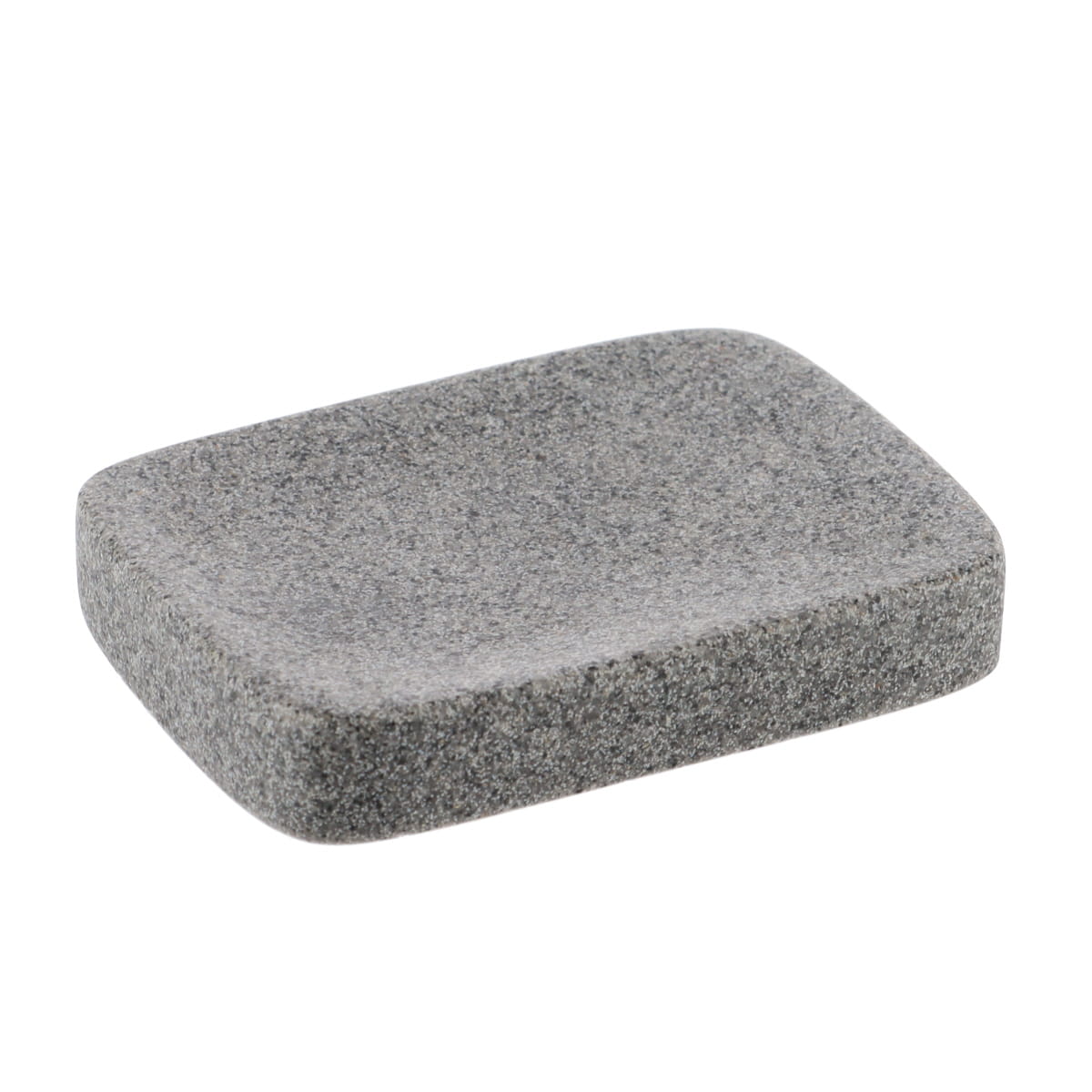 Jabonera De Ba&ntilde;o Gris Efecto Piedra