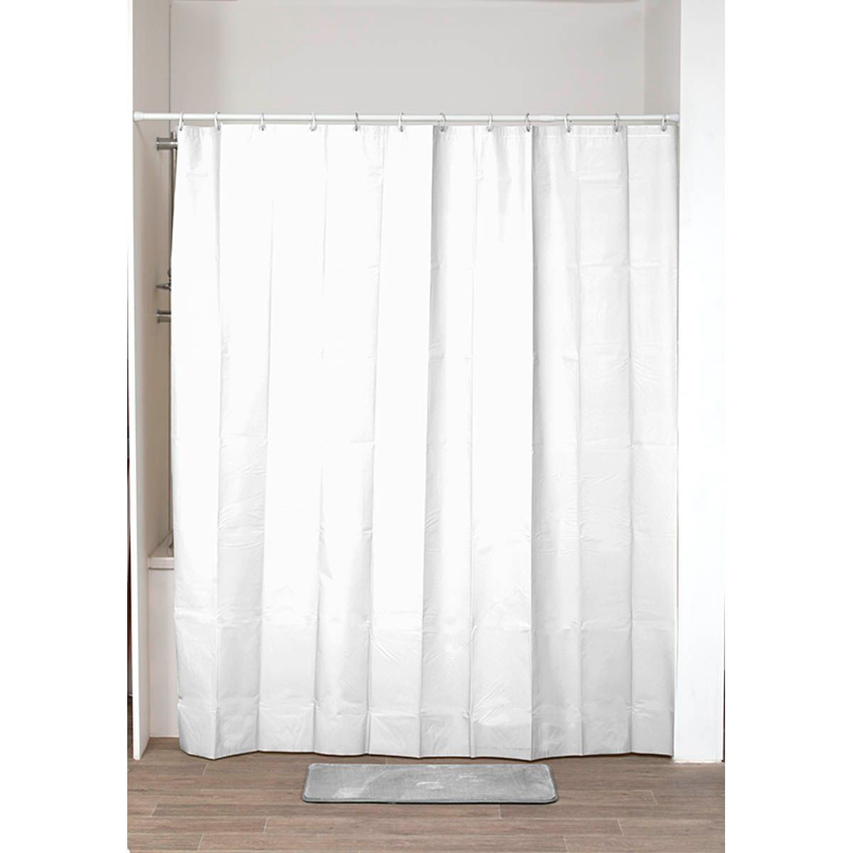 Cortina De Ducha Peva Blanca 180x200Cm