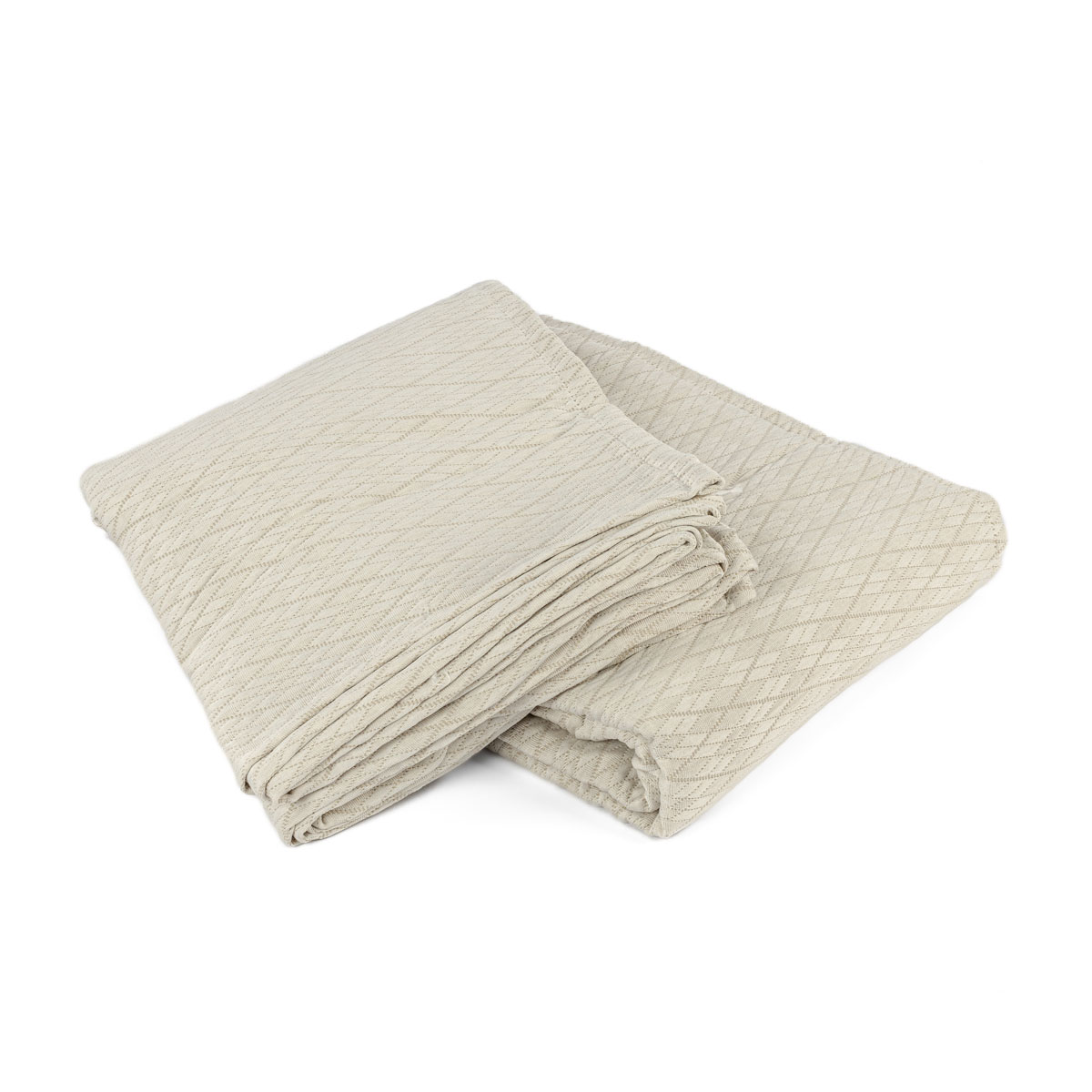 Colcha Rombos Beige 240x260Cm
